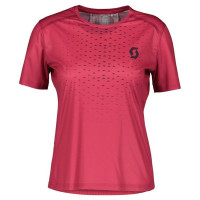 SCOTT - Shirt Women's RC Run Short Sleeves - Carmine Pink/Dark Purple